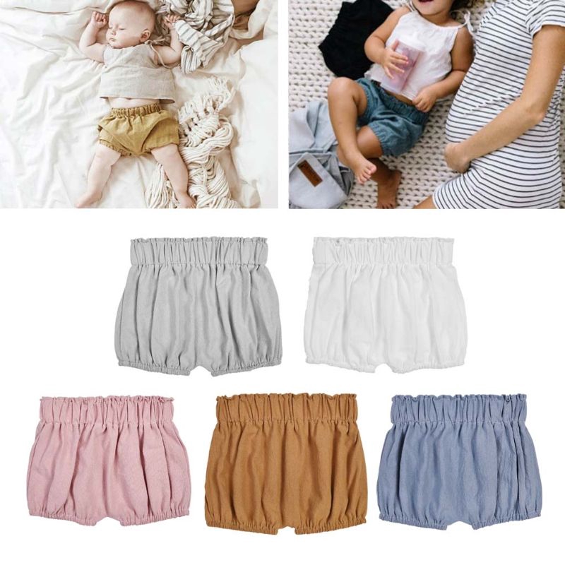 Quần Short Cotton Dễ Thương Cho Bé