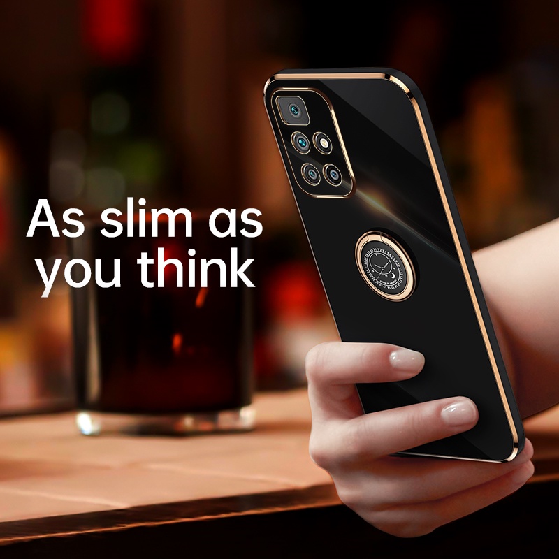 Ốp Điện Thoại Silicone Mạ Điện Cho Xiaomi Redmi 10