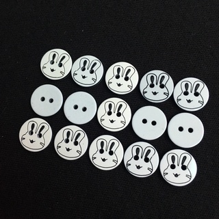 Nút sơ mi hình thỏ dễ thương kích 1.2cm