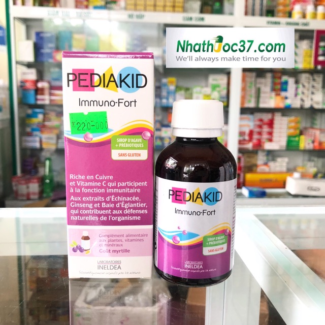 Pediakid tăng đề kháng Pediakid Immuno fort 125ml