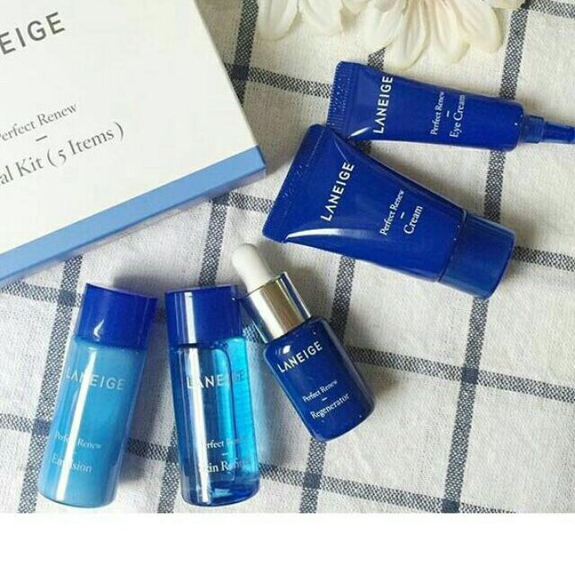 Bộ sét chống lão hoá perfect renew mini Laneige