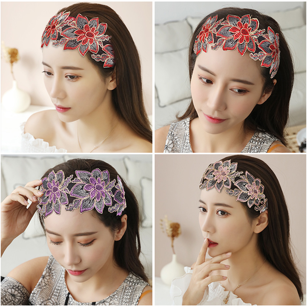 Băng Đô Ren Hoa Cài Tóc Phong Cách Hàn Quốc Cho Nữ 2life