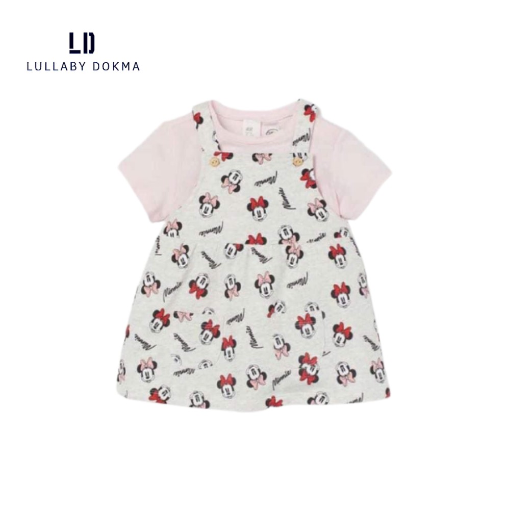 Yếm váy mickey h&m bé gái trai siêu xinh màu đỏ và màu xanh