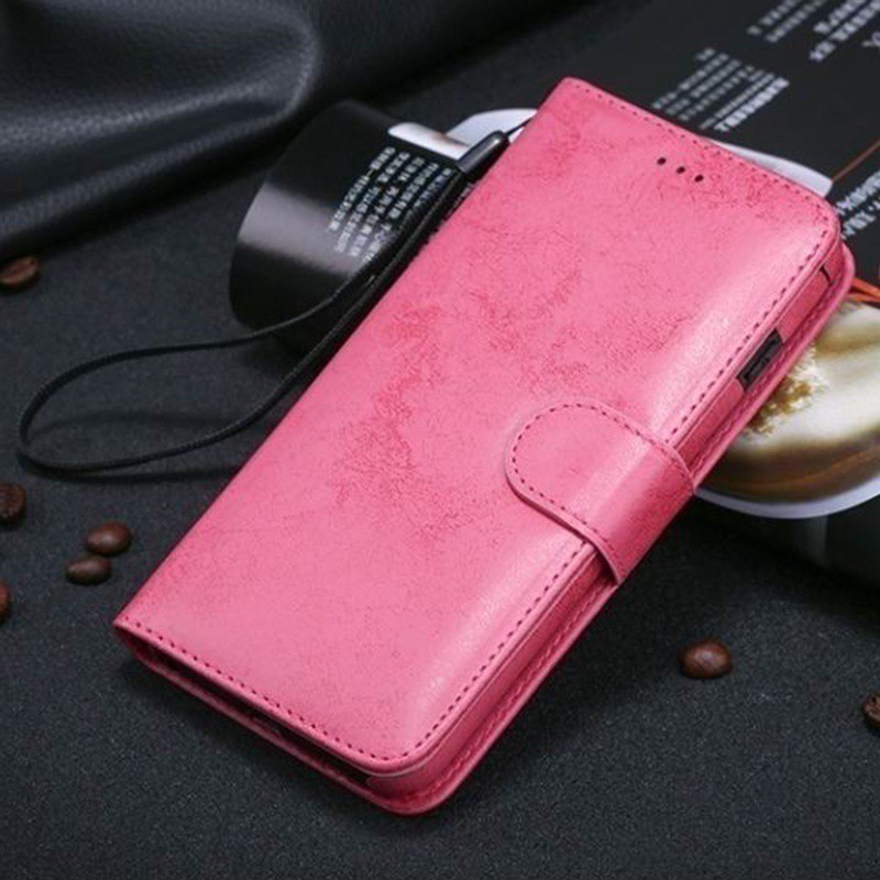 Bao da điện thoại màu trơn phong cách cổ điển cho Iphone 6 6S 6Plus 6SPlus 7 8 7Plus 8Plus 5 5S SE | BigBuy360 - bigbuy360.vn