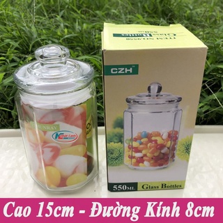 Hũ thuỷ thinh đựng gia vị có lắp chun