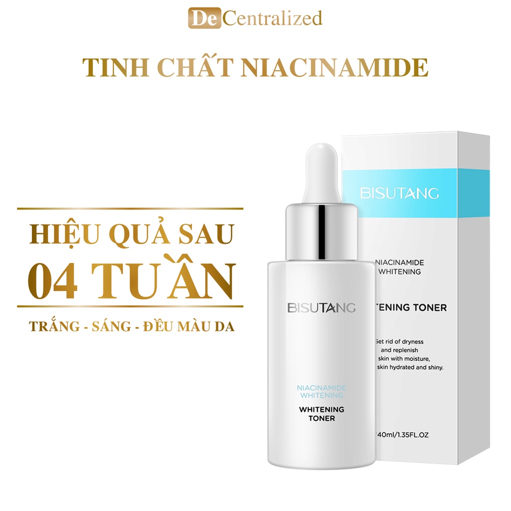Serum niacinamide trắng da đều màu da, tinh chất giảm thâm dưỡng ẩm chống lão hoá kiềm dầu cho da