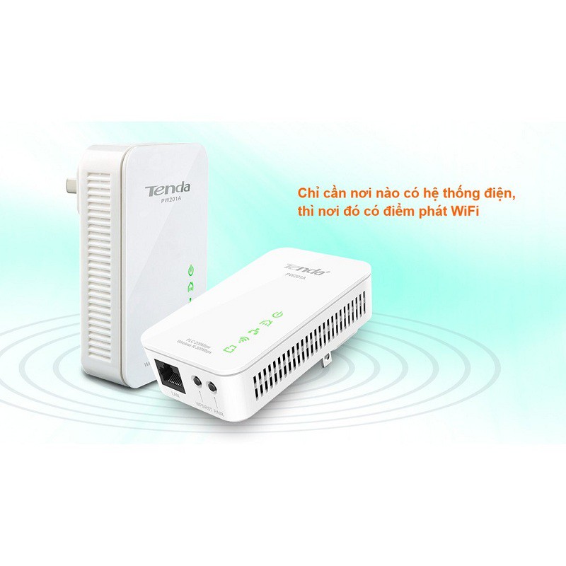 Tenda PW201A - Bộ Truyền Tín Hiệu Internet Qua Đường Dây Điện - Hàng Chính Hãng | BigBuy360 - bigbuy360.vn