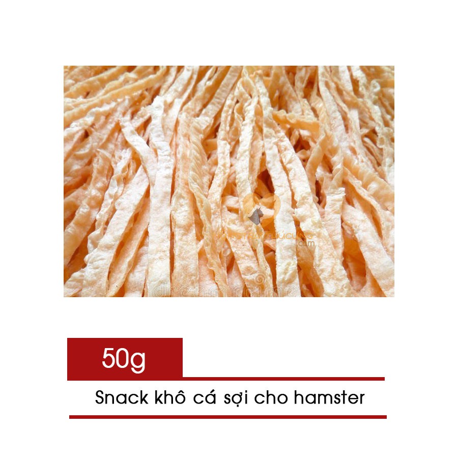 Snack Khô Cá Sợi Cho Hamster – 50g - [Nông Trại Thú Cưng]