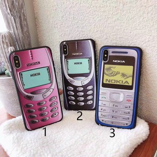 Ốp điện thoại hình điện thoại Nokia cho iPhone 7 8 6 S PLUS