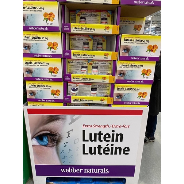 Viên uống bổ mắt LUTEIN & Zeaxanthin  Webber canada