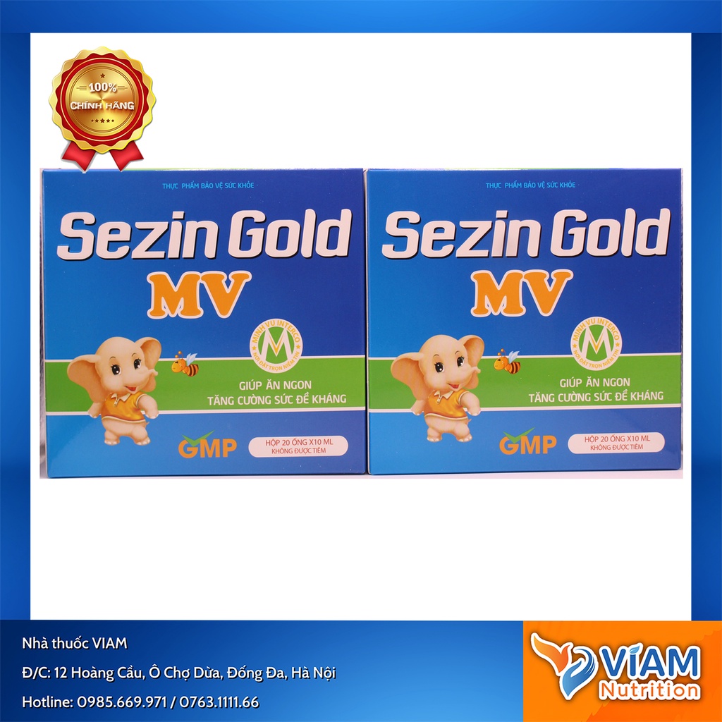 Ăn ngon, tăng hấp thụ dưỡng chất, tăng đề kháng - Sezin Gold MV