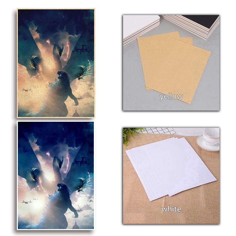 Áp Phích Trang Trí Nội Thất Hình Quái Vật godzilla: king of the monsters