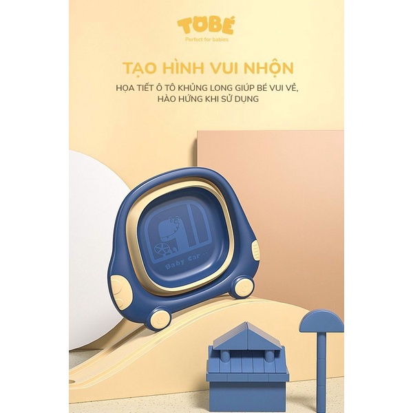 Chậu rửa mặt TOBÉ gấp gọn hình ngộ nghĩnh đáng yêu cho bé
