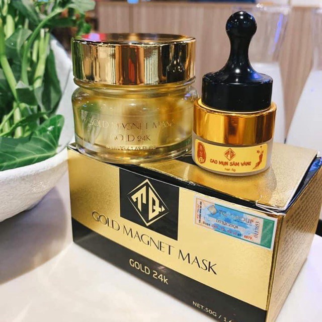 [Beman123] MẶT NẠ VÀNG TỪ TÍNH 24k- Hộp 50g - Mỹ Phẩm Q_Lady