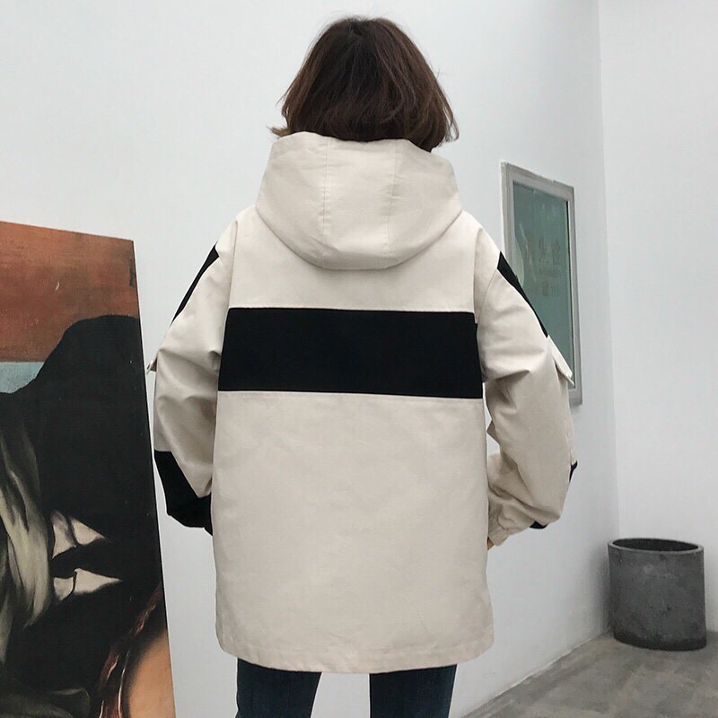 ÁO KHOÁC KAKI NỮ OVERSIZE FORM RỘNG