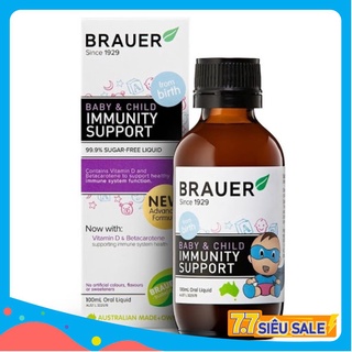 Siro Tăng Cường Sức Đề Kháng Brauer Baby & Child Immunity Support