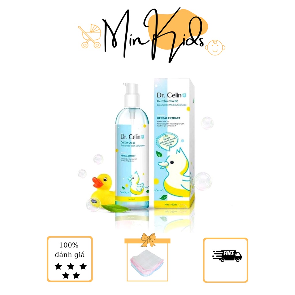 Gel tắm và gội cho bé 2 in 1 Dr.Celin 🍁🍁🍁