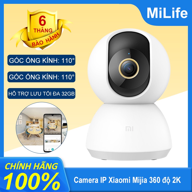 Camera IP Xiaomi Mijia 360 độ 2K - Camera giám sát Xiaomi Mijia PTZ 360 1080P