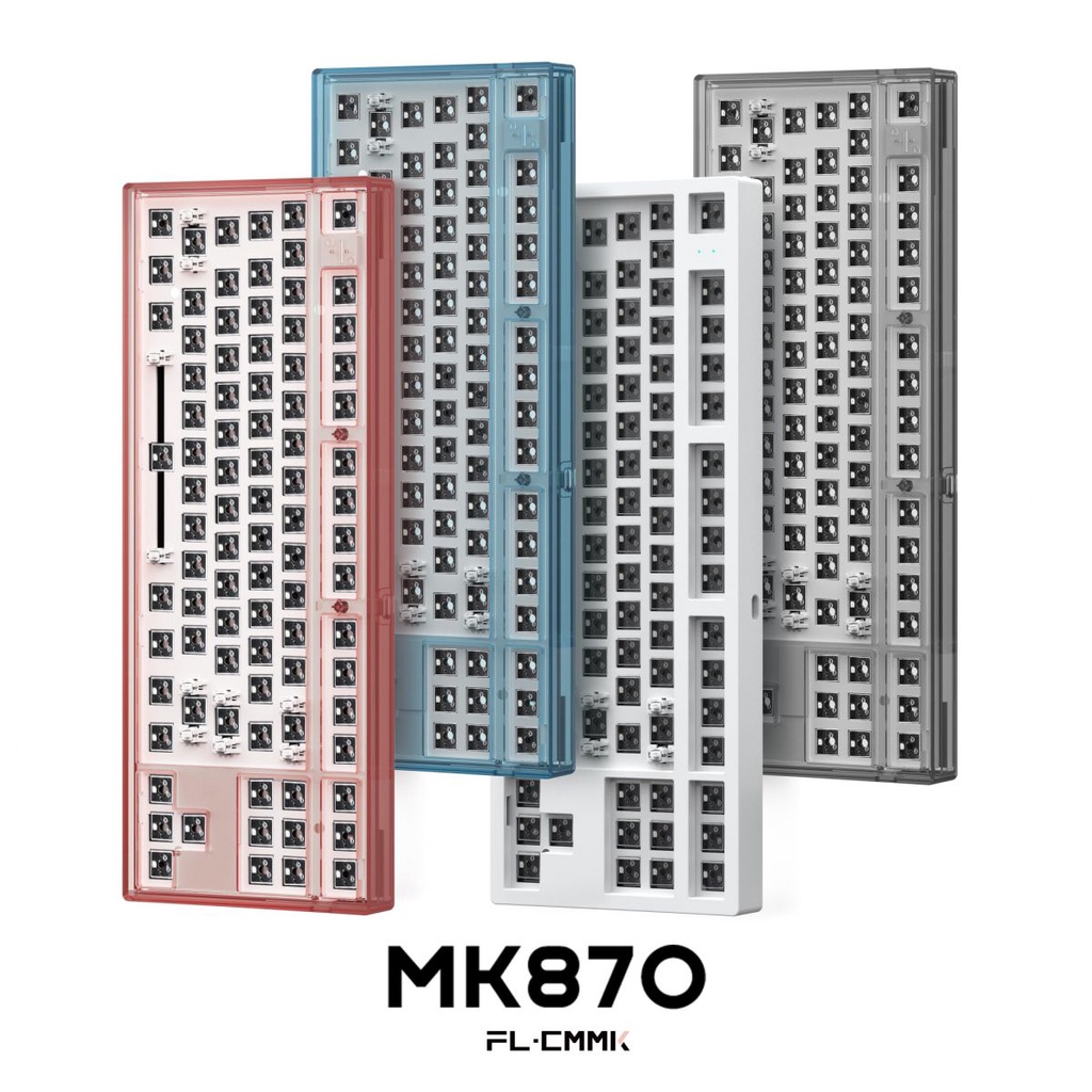 BỘ KIT BÀN PHÍM CƠ FL ESPORTS MK870 LED RGB (TRẮNG/ HỒNG/ XANH/ ĐEN)