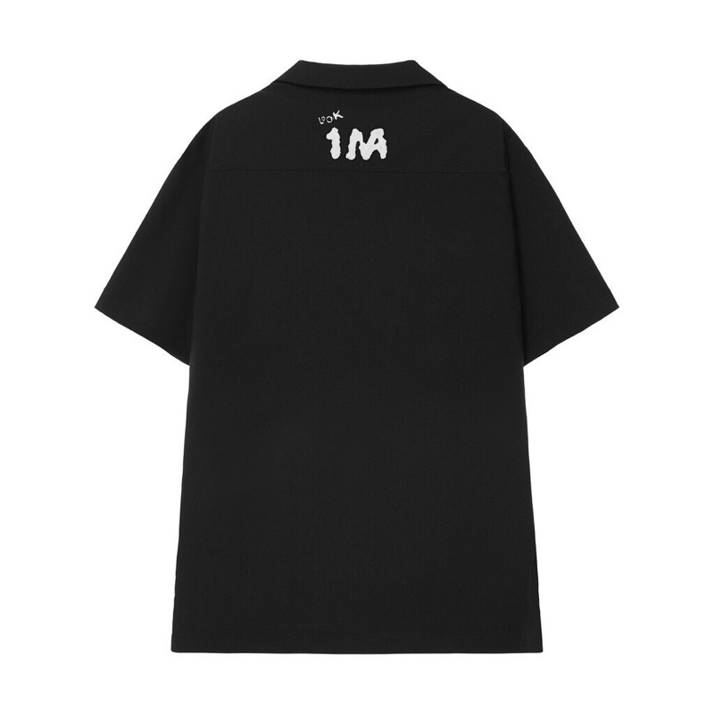 Áo Sơ Mi Look 1M TShirt - Đen - Unisex