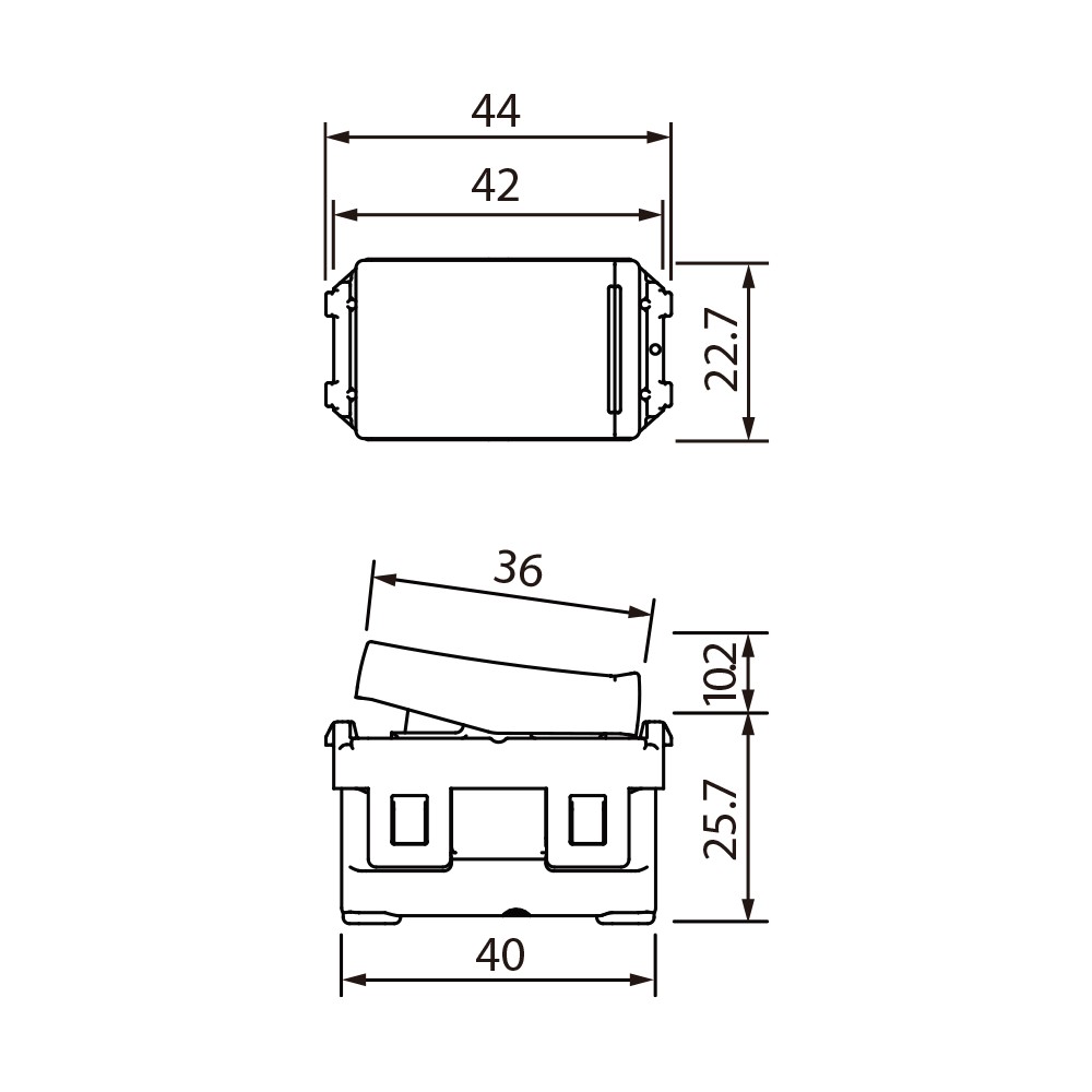 Công tắc 1 chiều có đèn báo OFF Halumie WEVH5151-51