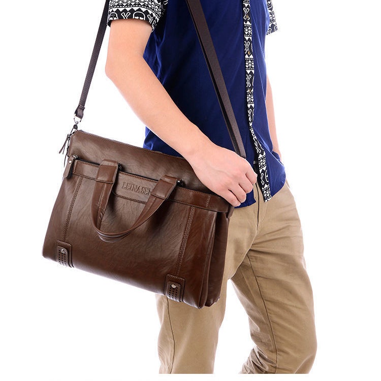 Túi xách da công sở cỡ lớn 2021 cho nam NSGSB33 9J2a | BigBuy360 - bigbuy360.vn