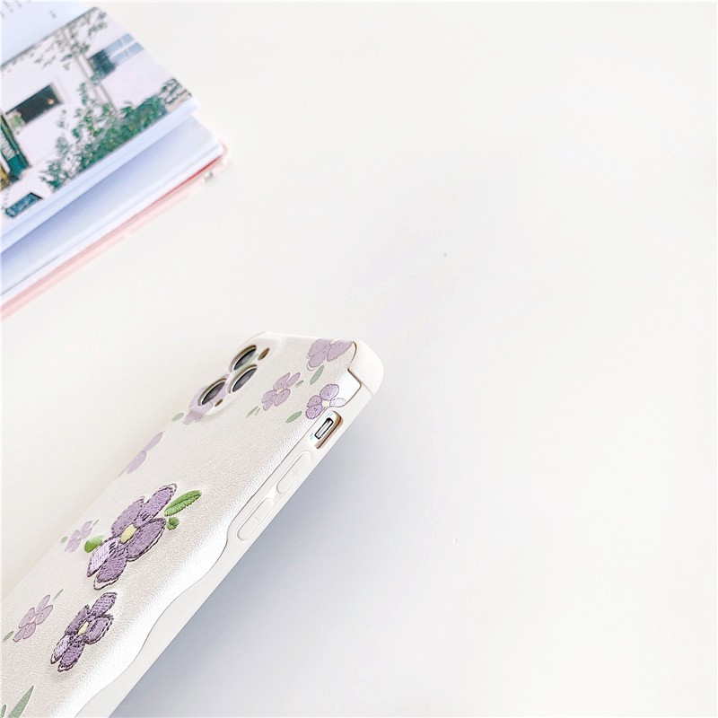 Ốp lưng iphone Hoa thêu viền chống va đập 5/5s/6/6plus/6s/6splus/7/7plus/8/8plus/x/xr/xs/11/12/pro/max/plus/promax | BigBuy360 - bigbuy360.vn