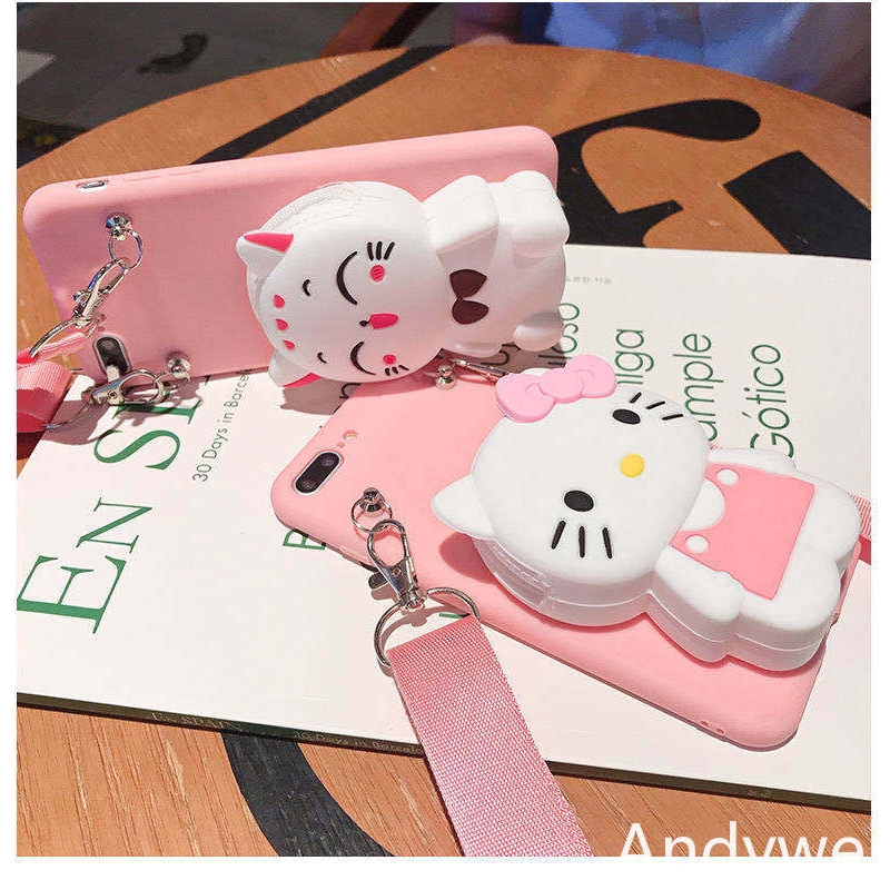Ốp điện thoại Hello Kitty thích hợp cho Iphone 5 5S 6s 6plus 7 8plus XS XR XSmax 11 pro Max SE