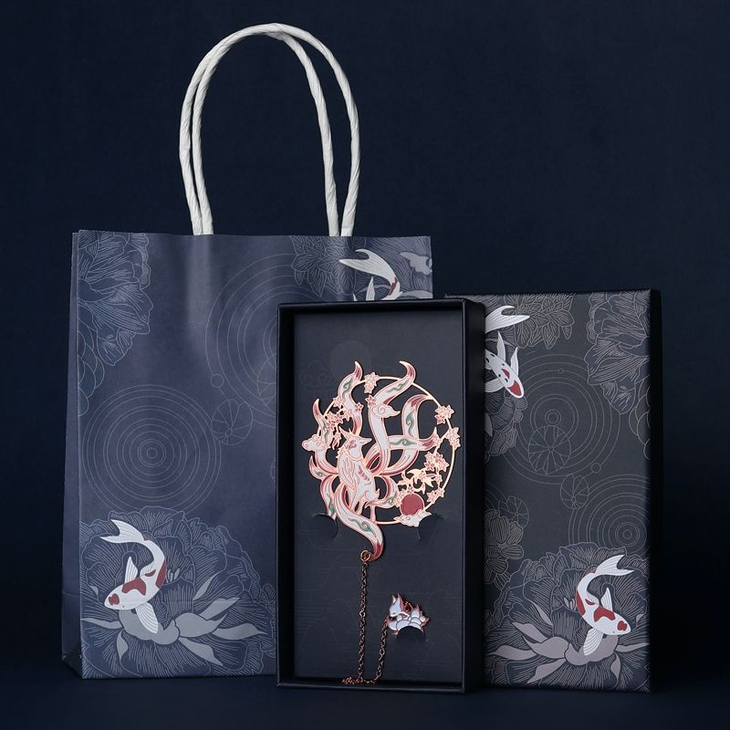 Thẻ Đánh Dấu Trang Sách Bằng Kim Loại Phong Cách Trung Hoa Cổ Điển