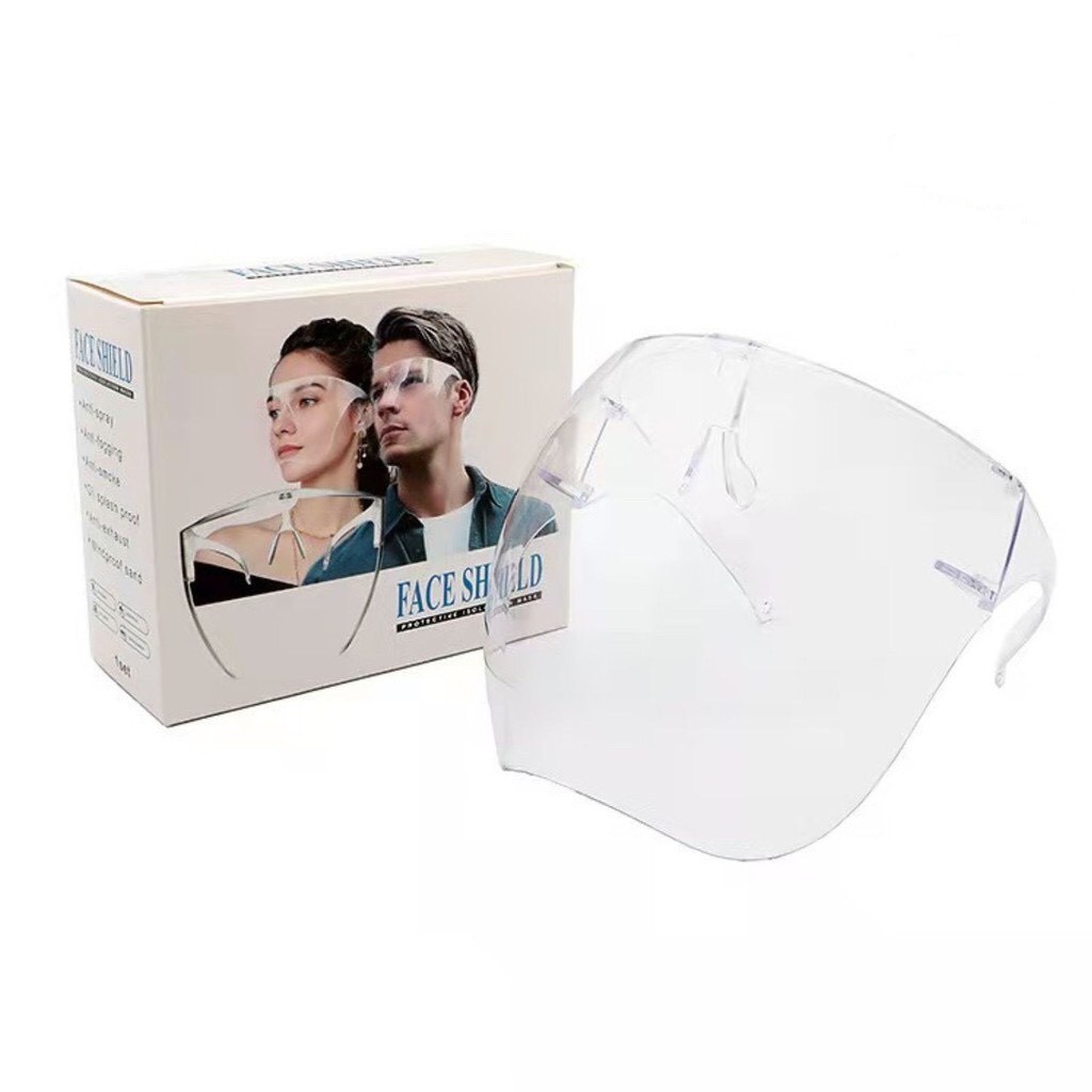 ( Hàng Tặng )Kính bảo hộ, kính chống giọt bắn y tế nhựa cao cấp trong suốt, kính chống gió bui