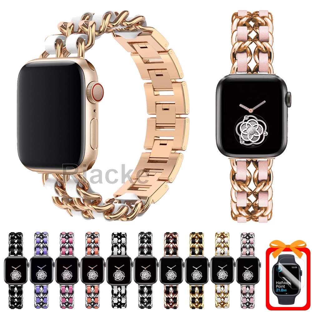 Dây Đeo Inox Cho Đồng Hồ Thông Minh iWatch Series 7/6/5/4/3/SE 44mm 40mm 42mm 38mm 45mm 41mm