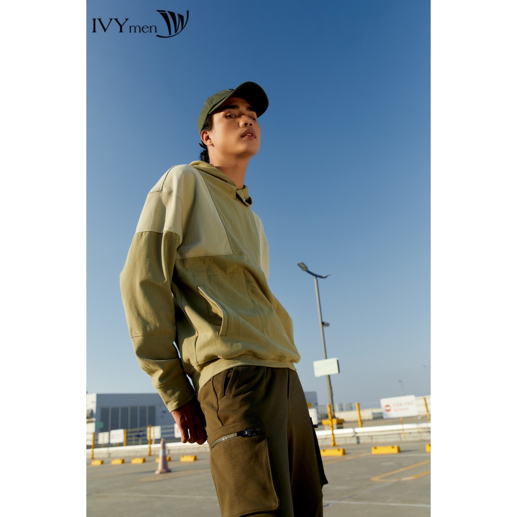 [NHẬP WABRTL5 GIẢM 10% TỐI ĐA 50K ĐH 250K ]Áo hoodie nam phối màu IVY moda MS 59E3060