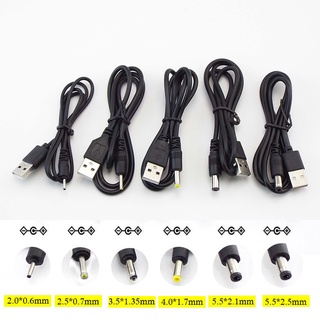 Dây cáp nối dài chuyển đổi nguồn dc 5v sang dc 3.5 0.6mm 2.5 1.7mm 5.5 2.5mm