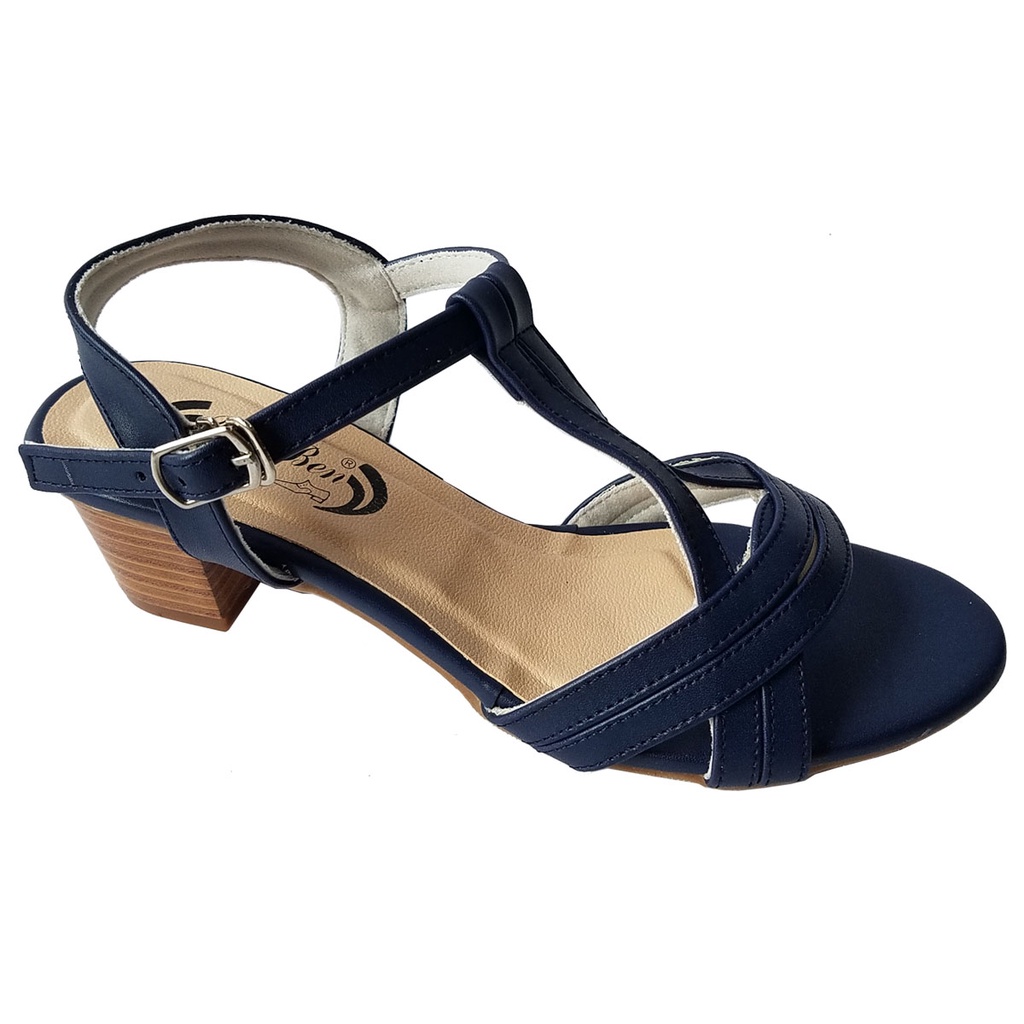 Giày sandal cao gót nữ BIGBEN cao 3 phân GCG88