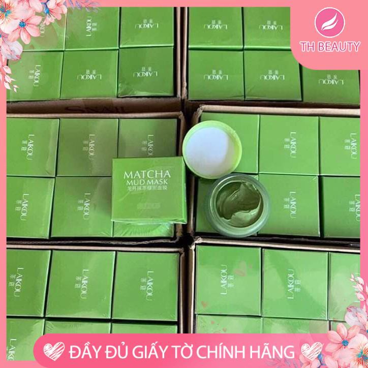 &lt;THẬT 100%&gt; Mặt nạ trà xanh Mud Mask Laikou