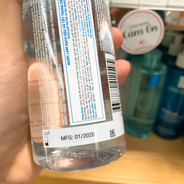 Nước tẩy trang da nhạy cảm La Roche Posay Micellar Water Ultra Sensitive Skin ( 400mL ) | BigBuy360 - bigbuy360.vn