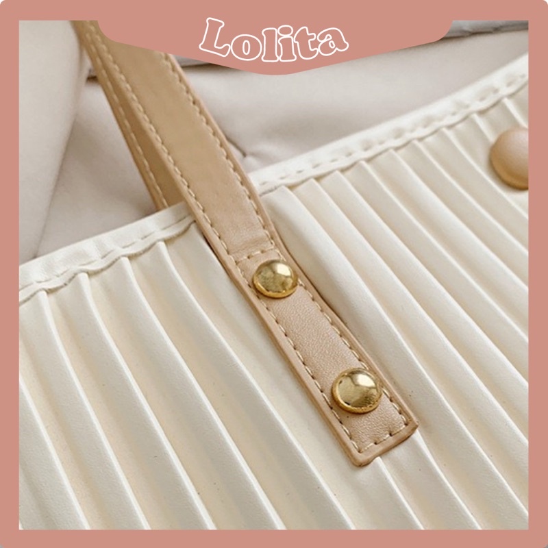 Túi Xách Nữ Tote Da Pu LOLITA Đeo Chéo Công Sở Bản To