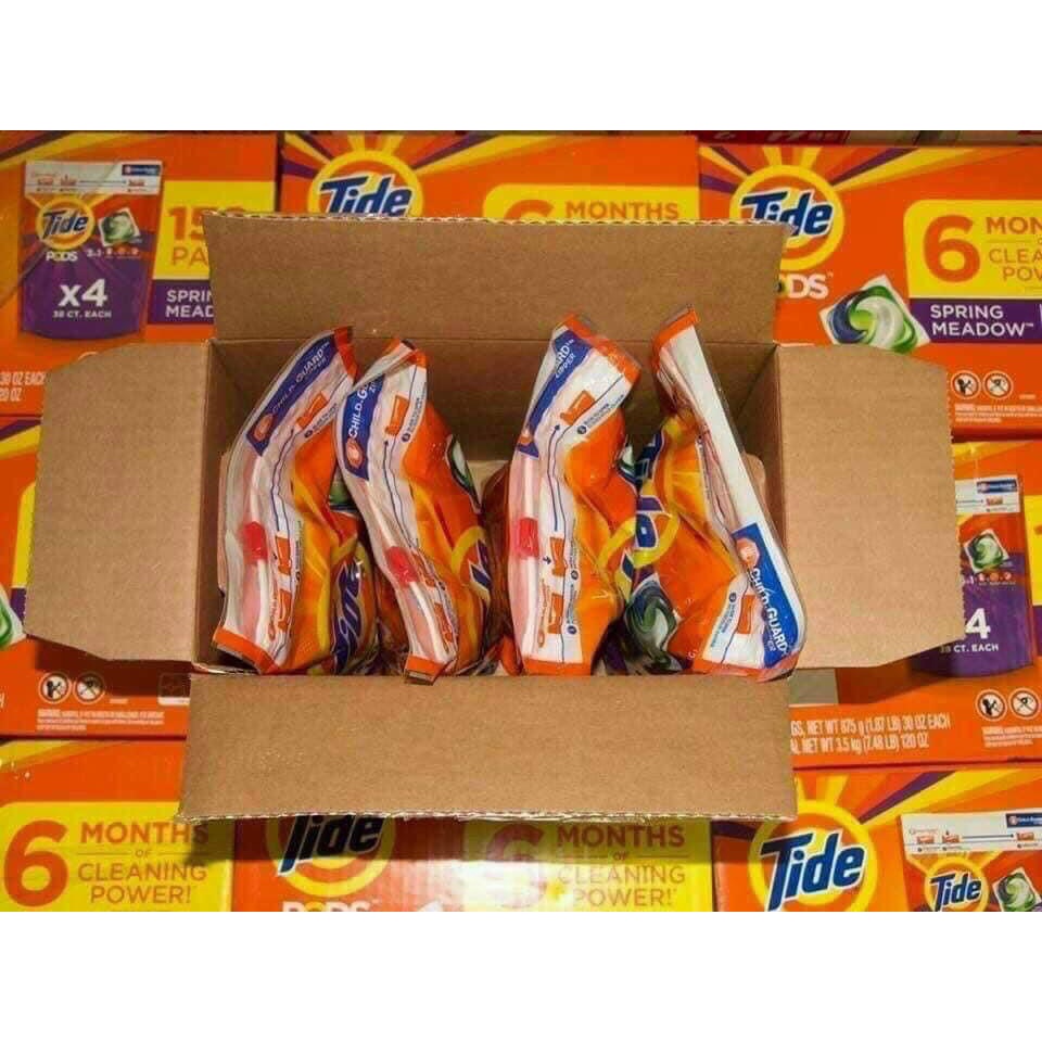 Viên giặt tide pods 3in1 của Mỹ- bịch 42 viên