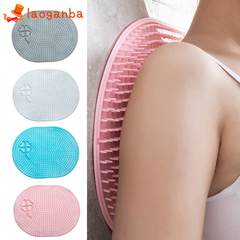 Tấm silicon có giác hút gắn tường dùng để chà xát lưng/ massage các bộ phận trên cơ thể dùng cho phòng tắm tiện dụng