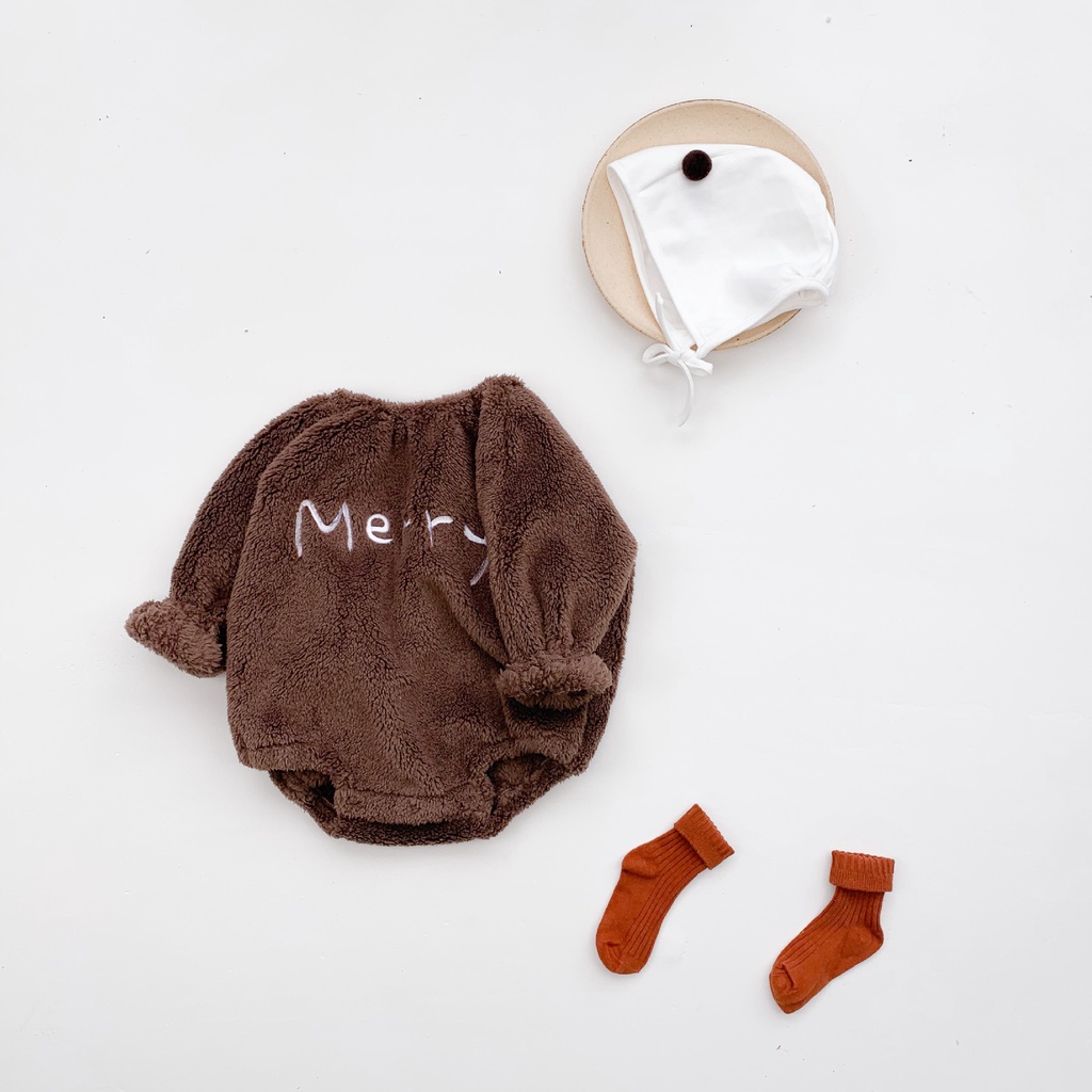 Áo Liền Quần Dài Tay Phong Cách Giáng Sinh Thời Trang 2020 Cho Trẻ Nhỏ