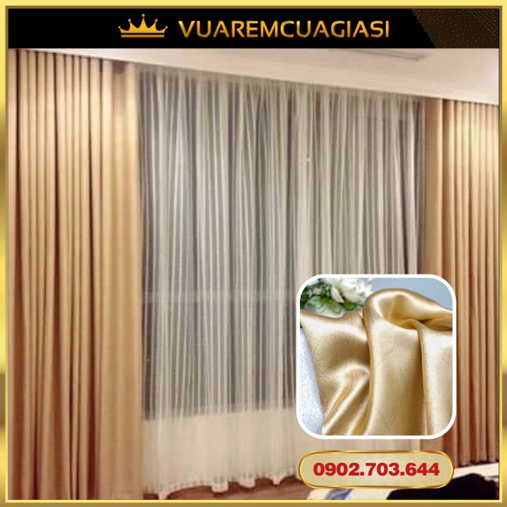 Rèm cửa chống nắng giá rẻ dùng cho cửa sổ nhiều size chống nắng lên đến 96% VIP25