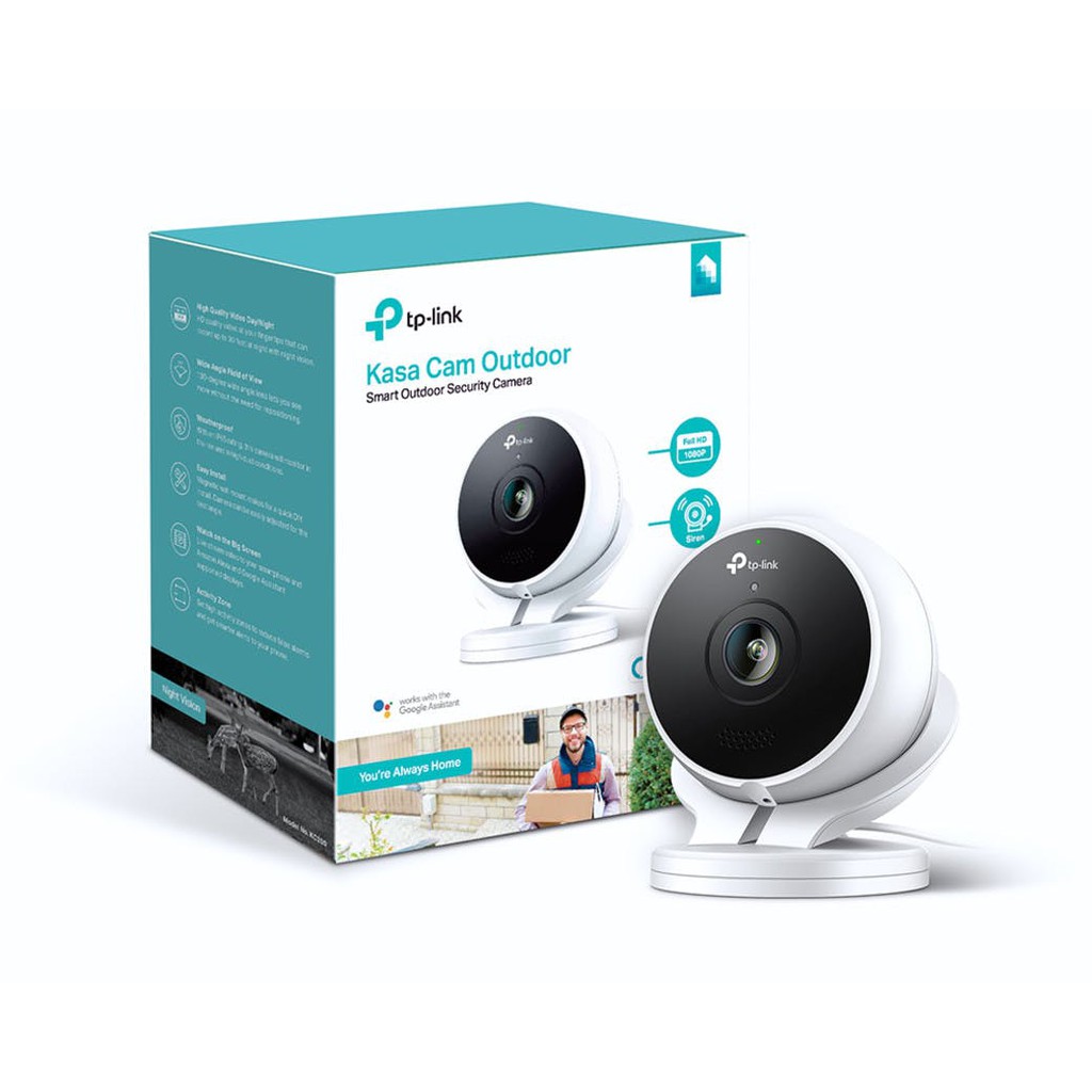 Camera an ninh ngoài trời TP-Link Kasa Cam Outdoor KC200, tích hợp báo động | BigBuy360 - bigbuy360.vn