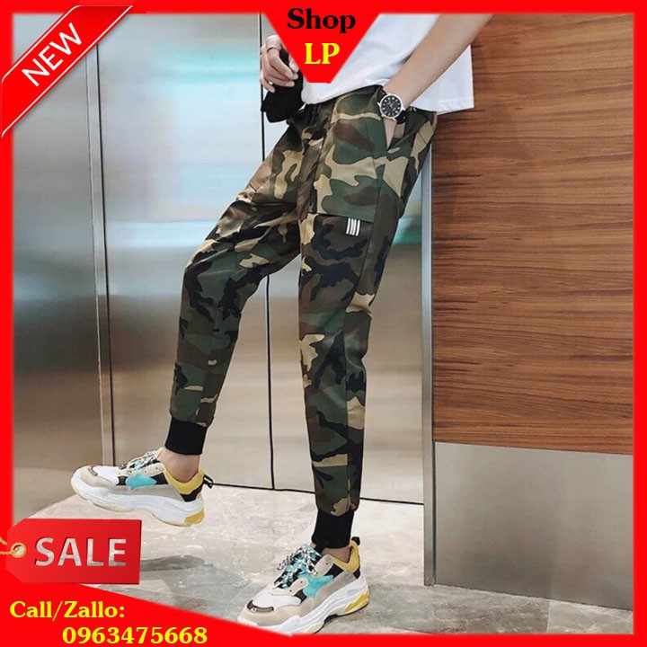 Quần Jogger Full Camo ( kèm ảnh thật )