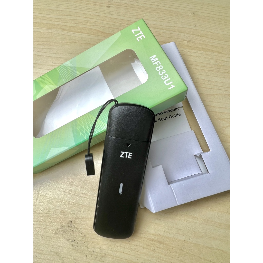 Usb Dcom 4G ZTE MF833 – Tốc độ 150Mb – Hỗ Trợ Đổi IP , Công Nghệ Hilink Cắm là Chạy, Tương Thích Một Số Tool