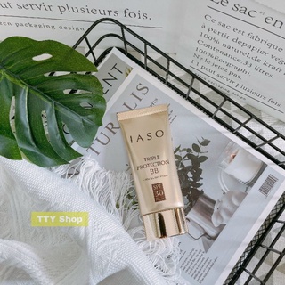 Kem lót trang điểm che khuyết điểm BB IASO Triple Protection BB SPF30 PA++