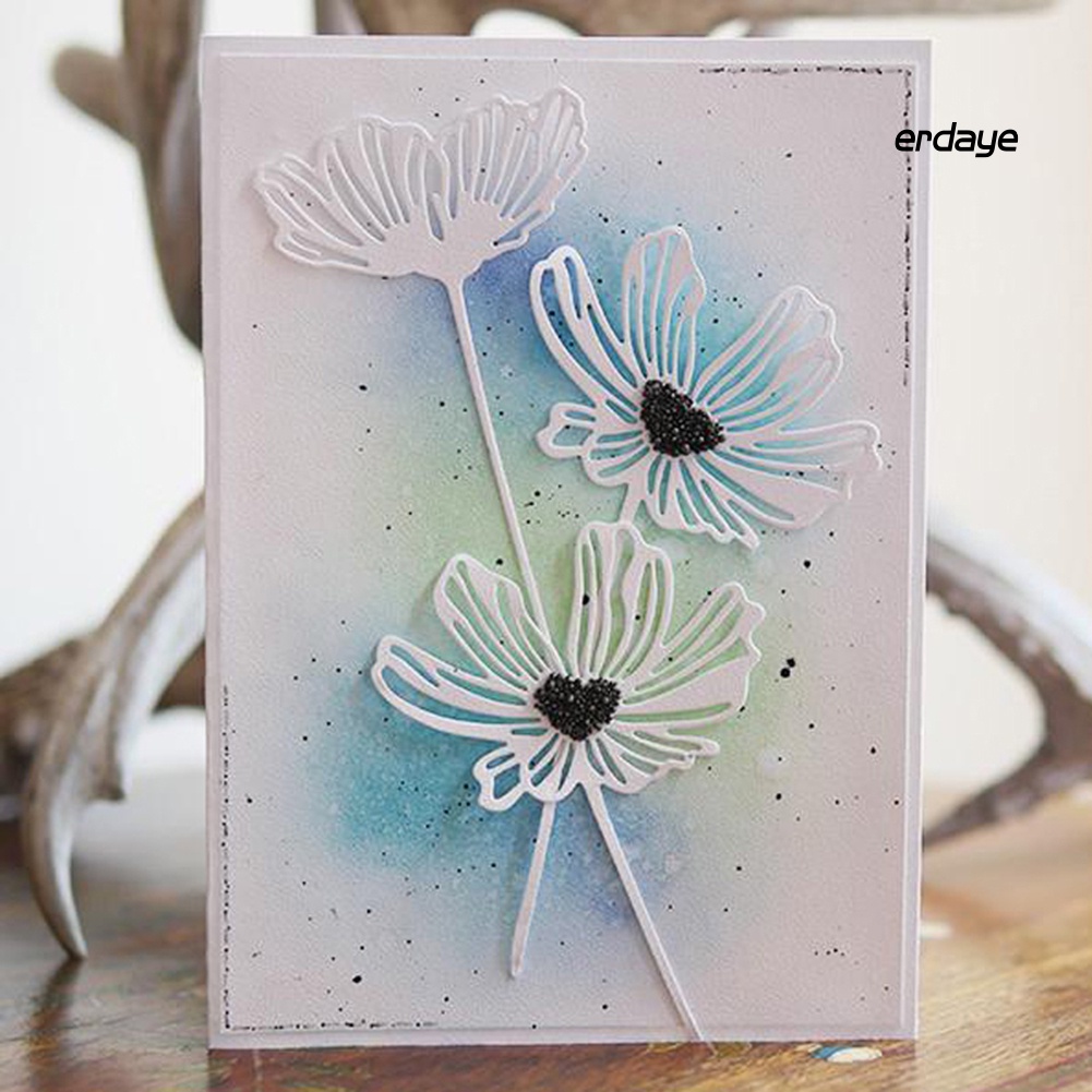 Khuôn cắt giấy làm từ kim loại hình hoa trang trí Scrapbook
