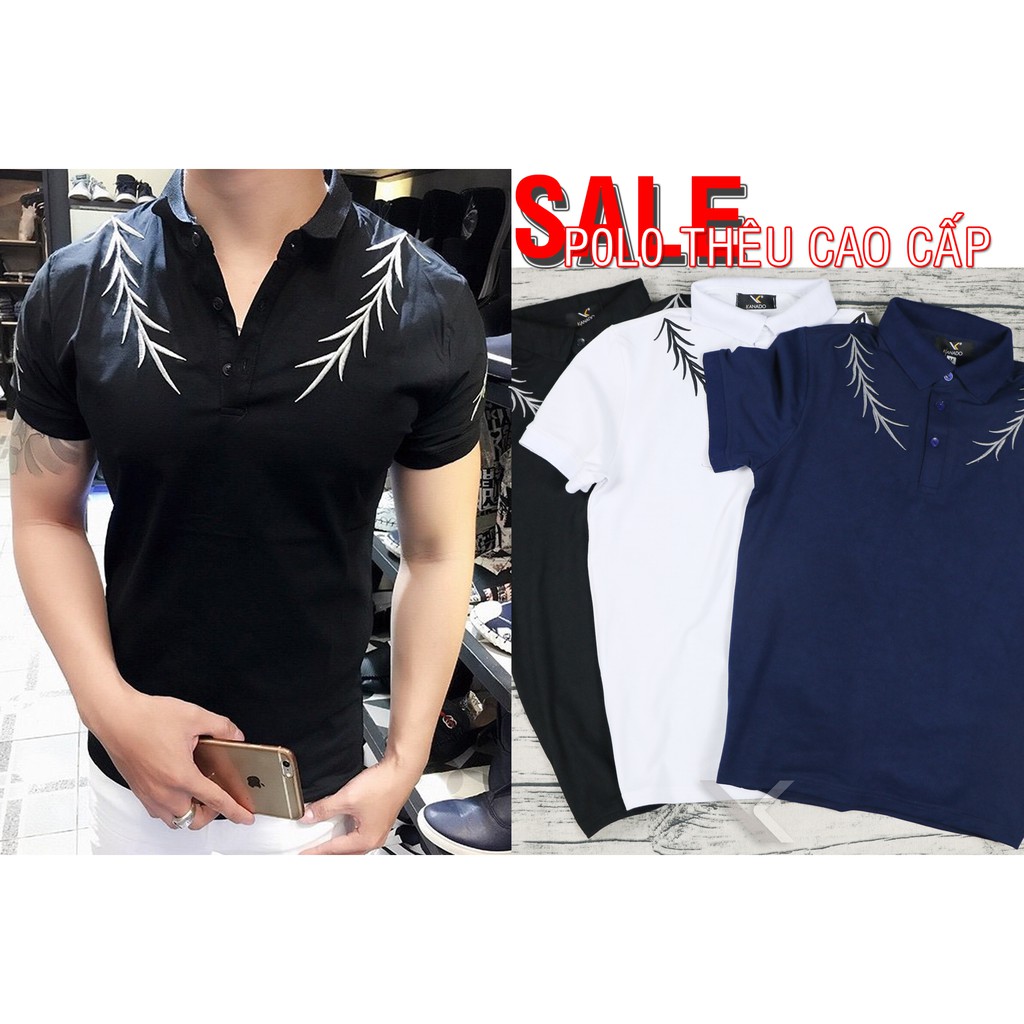 Áo polo thêu nổi cao cấp | BigBuy360 - bigbuy360.vn