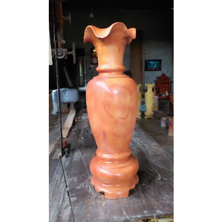MỘT CÁI LỤC BÌNH GỖ XOAN CAO 50CM X 17CM