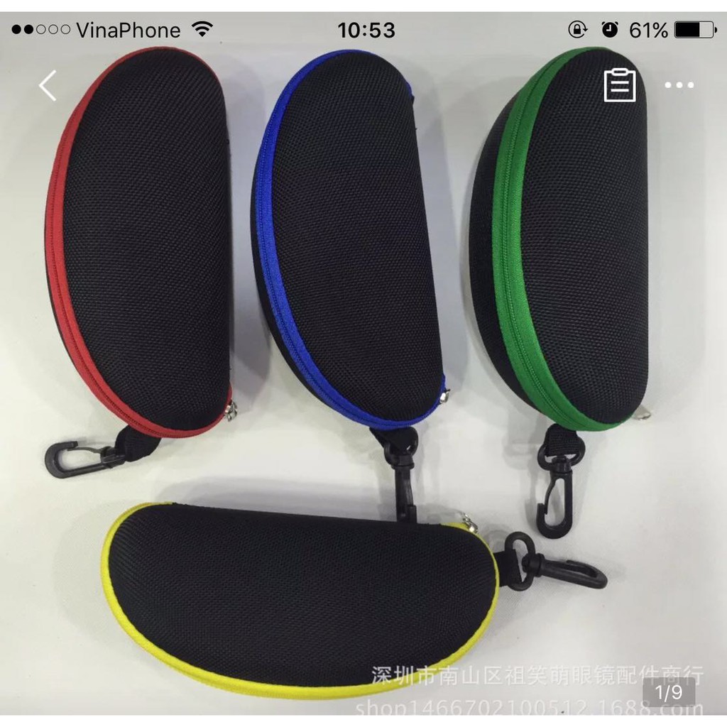 Hộp dây kéo đựng kính thời trang - Hộp kính | BigBuy360 - bigbuy360.vn