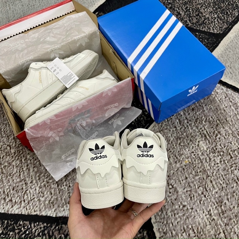 GIÀY ADI.DASSS SUPERSTA MILLK WHITE LACE LAI AU